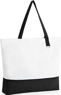 Custom Tote Bag with Zipper