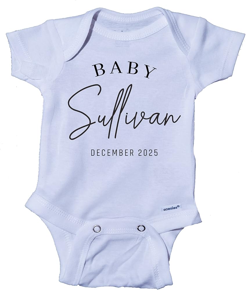 Birth Announcement Baby Onesie