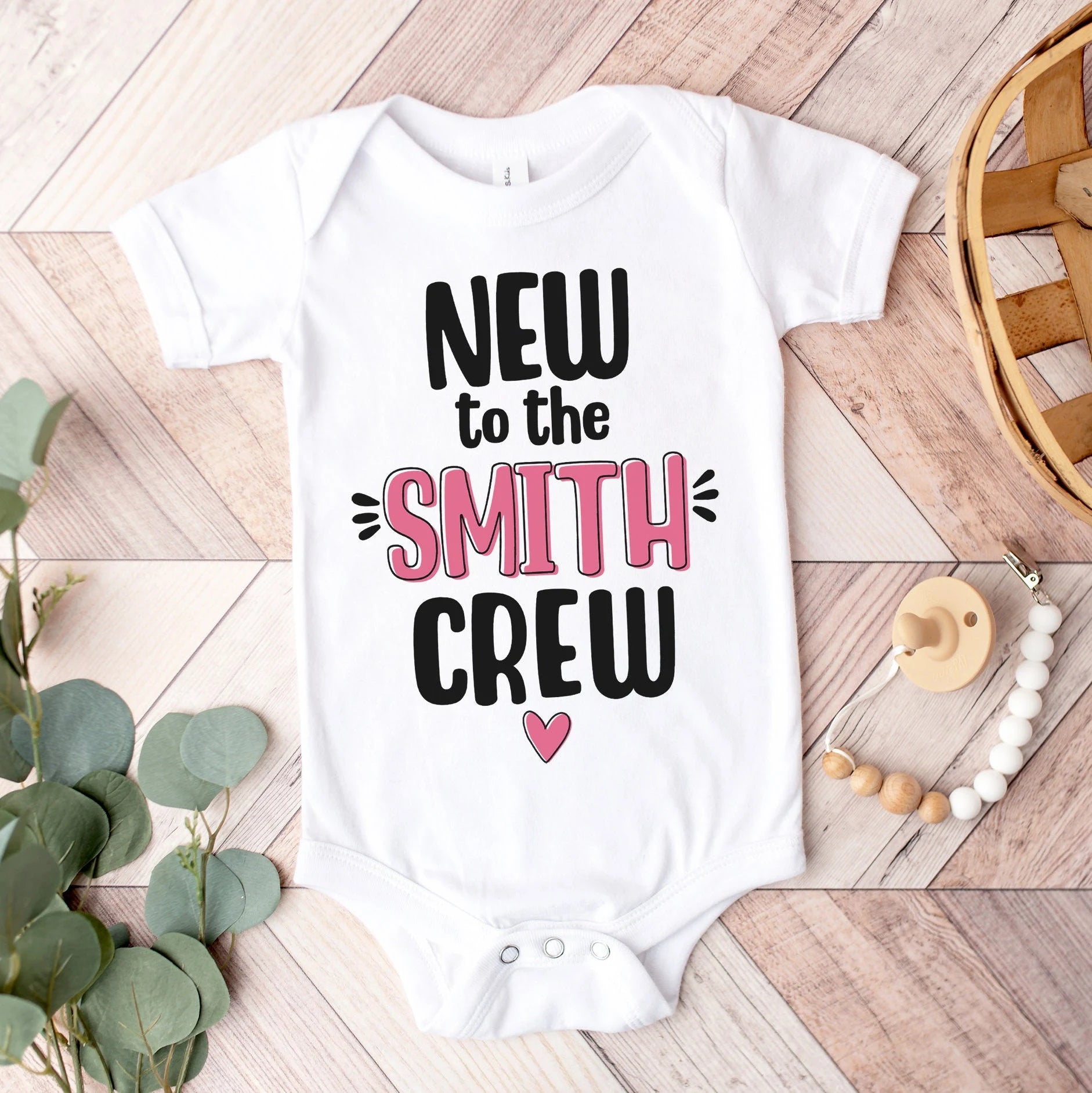 Birth Announcement Baby Onesie